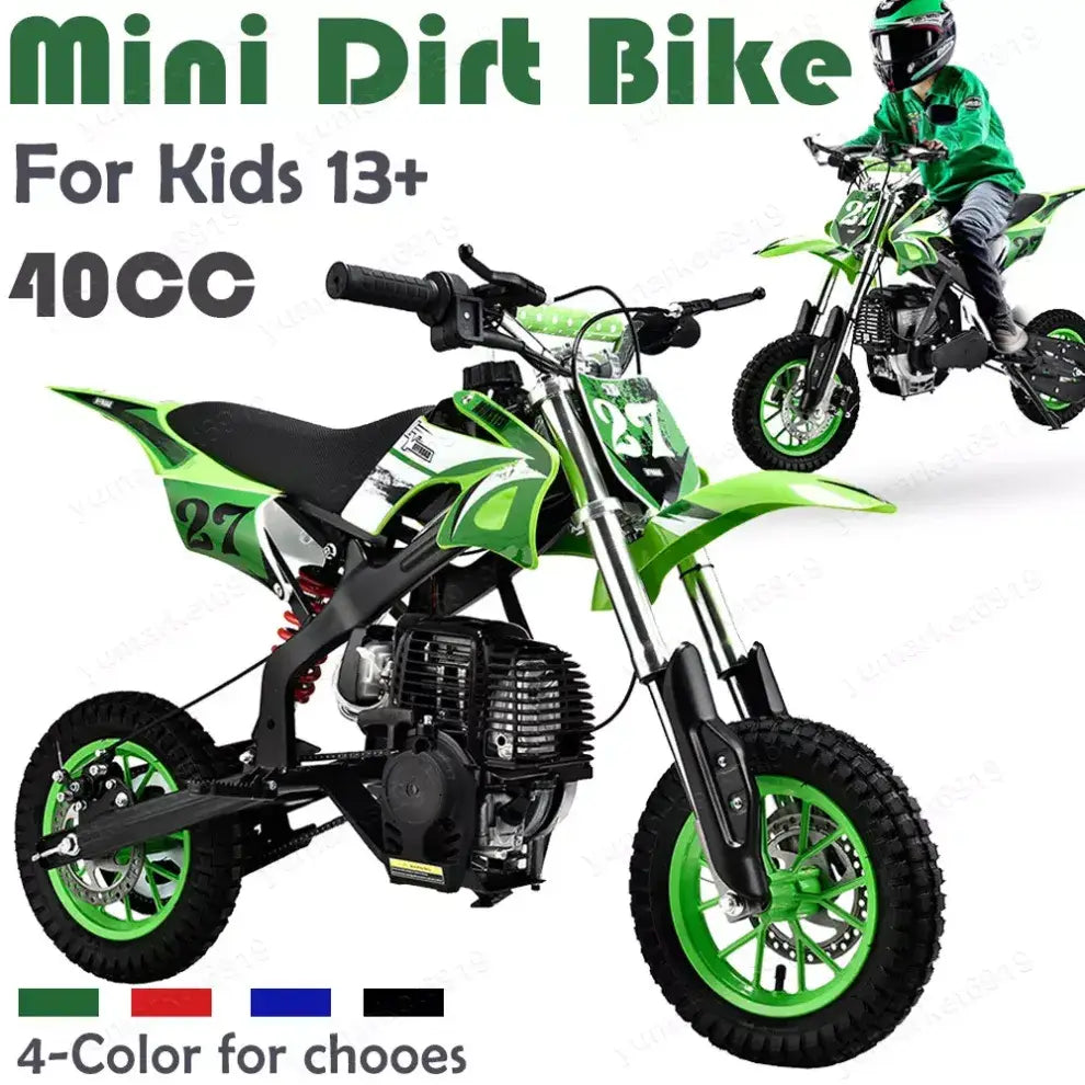 4-stroke Mini Dirt Bike Gas Powered Off-Road Motorcycle 40cc Pit Bike For Kids