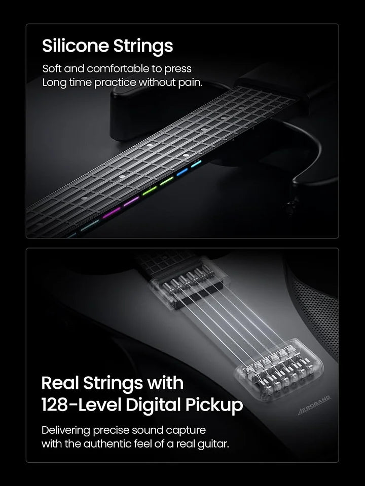 AeroBand Guitar Smart Guitar With Silicone Strings