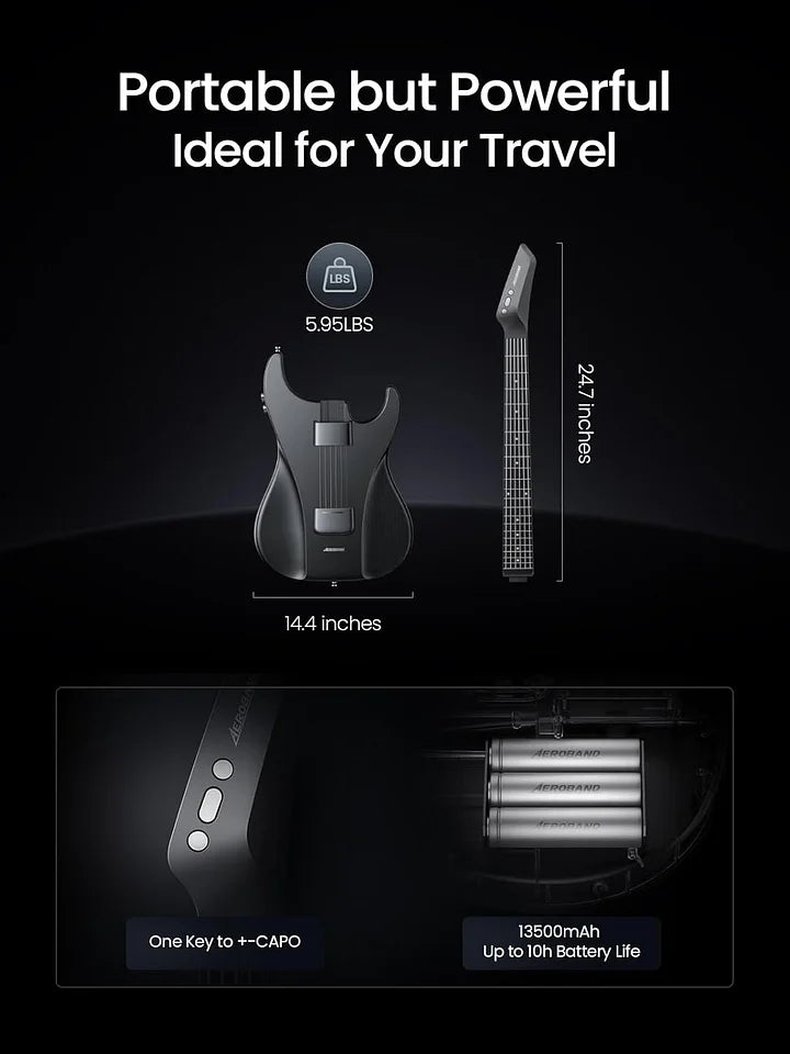 AeroBand Guitar Smart Guitar With Silicone Strings