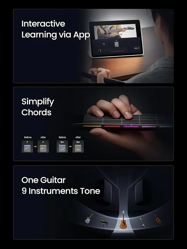 AeroBand Guitar Smart Guitar With Silicone Strings
