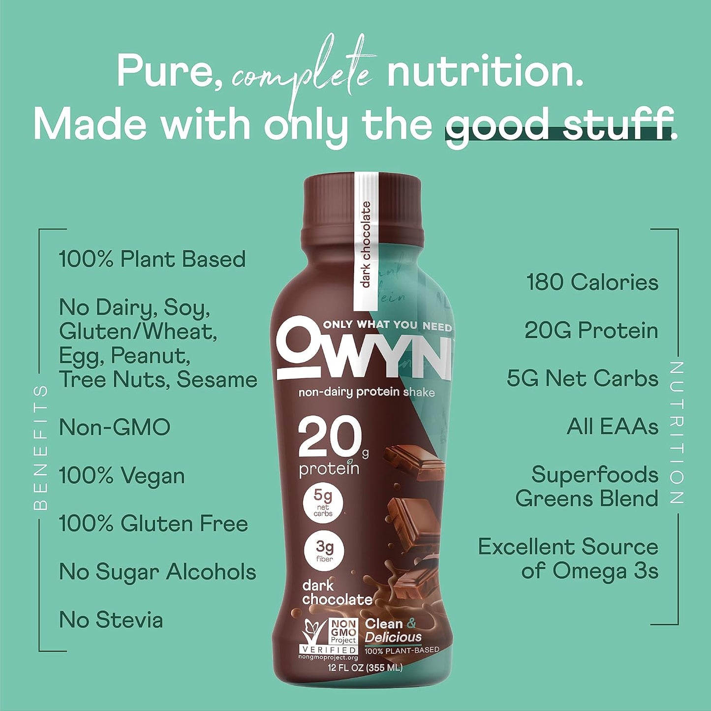 OWYN Only What You Need Plant Based Protein Shake