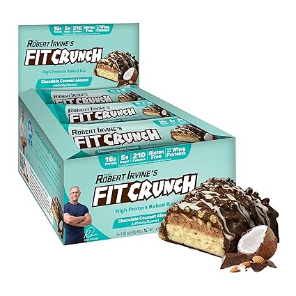 FITCRUNCH Snack Size Protein Bars (9 Count, Flavor Lovers)