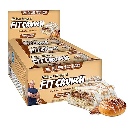 FITCRUNCH Snack Size Protein Bars (9 Count, Flavor Lovers)