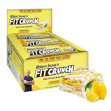 FITCRUNCH Snack Size Protein Bars (9 Count, Flavor Lovers)