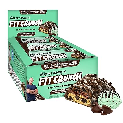 FITCRUNCH Snack Size Protein Bars (9 Count, Flavor Lovers)