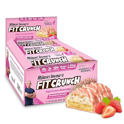 FITCRUNCH Snack Size Protein Bars (9 Count, Flavor Lovers)