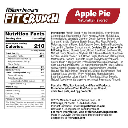 FITCRUNCH Snack Size Protein Bars (9 Count, Flavor Lovers)
