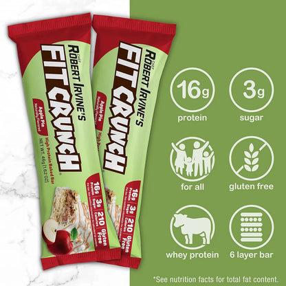 FITCRUNCH Snack Size Protein Bars (9 Count, Flavor Lovers)