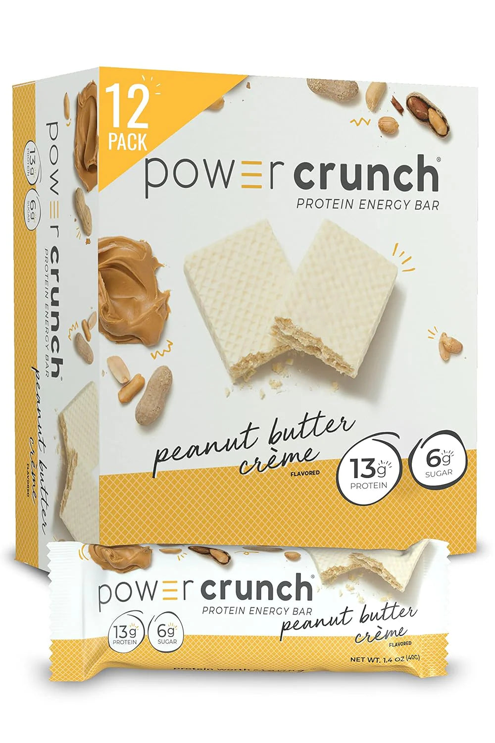 Power Crunch Protein Wafer Bars (12 Count)
