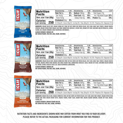 CLIF BAR - Variety Pack (16 Pack)