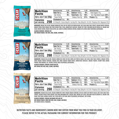CLIF BAR - Variety Pack (16 Pack)