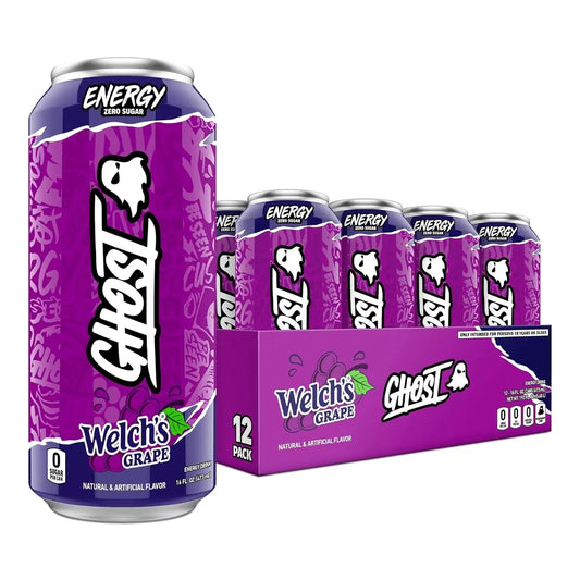 GHOST Energy Drink 12 Pack-200mg Natural Caffeine