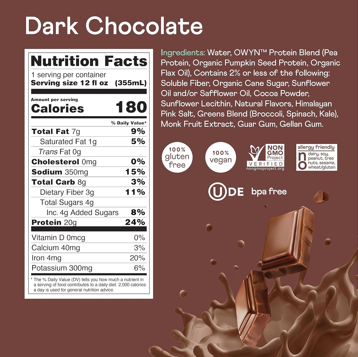 OWYN Only What You Need Plant Based Protein Shake