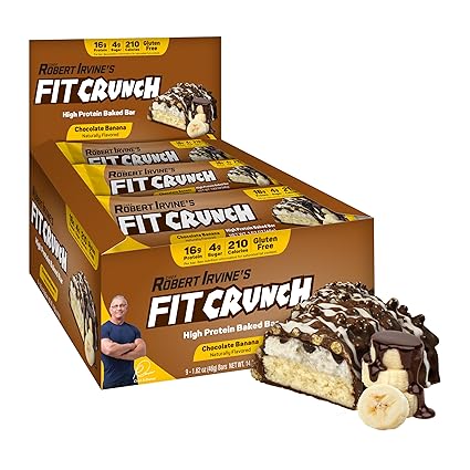 FITCRUNCH Snack Size Protein Bars (9 Count, Flavor Lovers)