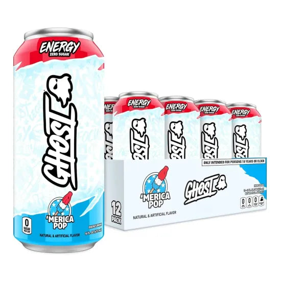 GHOST Energy Drink 12 Pack-200mg Natural Caffeine