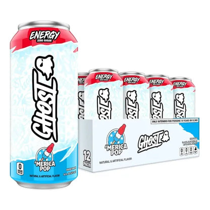 GHOST Energy Drink 12 Pack-200mg Natural Caffeine