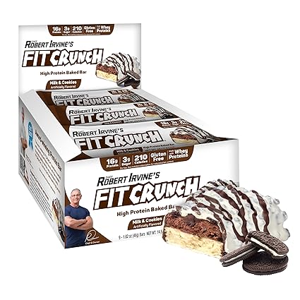 FITCRUNCH Snack Size Protein Bars (9 Count, Flavor Lovers)