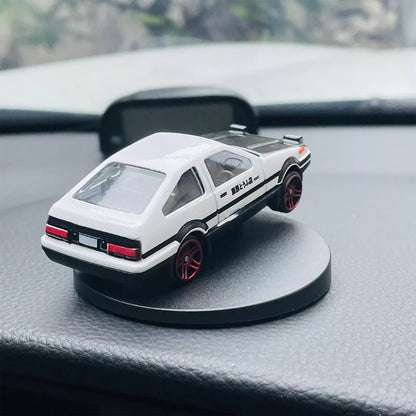 Aluminum Alloy Car Model Swing Tail Rotating Ornament